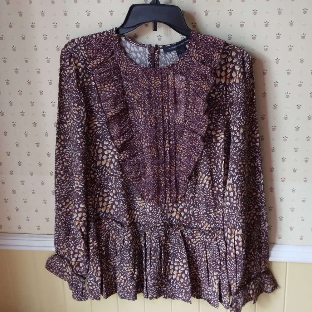 French Connection Peplum Top